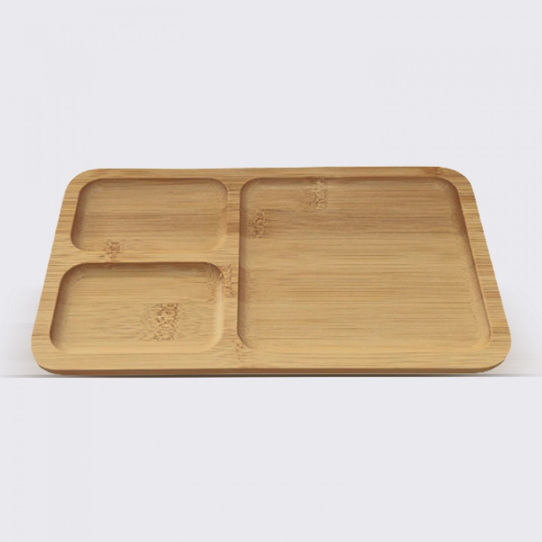 BAMBU 3 KARE BÖLMELİ ÇEREZ TABAĞI