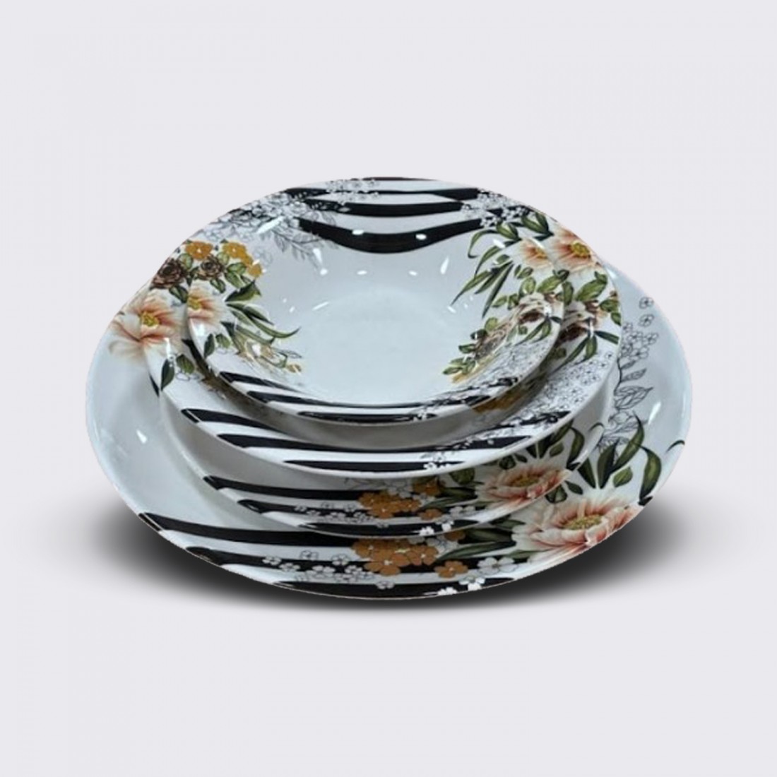 24 PARÇA YUVARLAK YEMEK SETİ